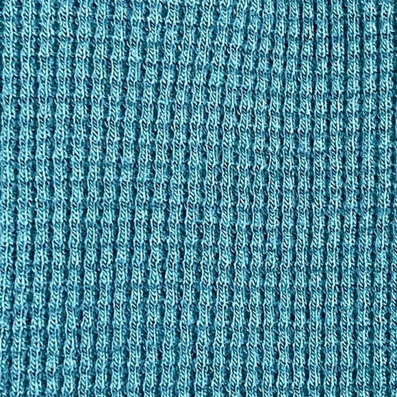 Pact Waffle Knit Joggers Pull-On Organic Cotton Teal Women Size L Elastic Waist - Picture 8 of 12